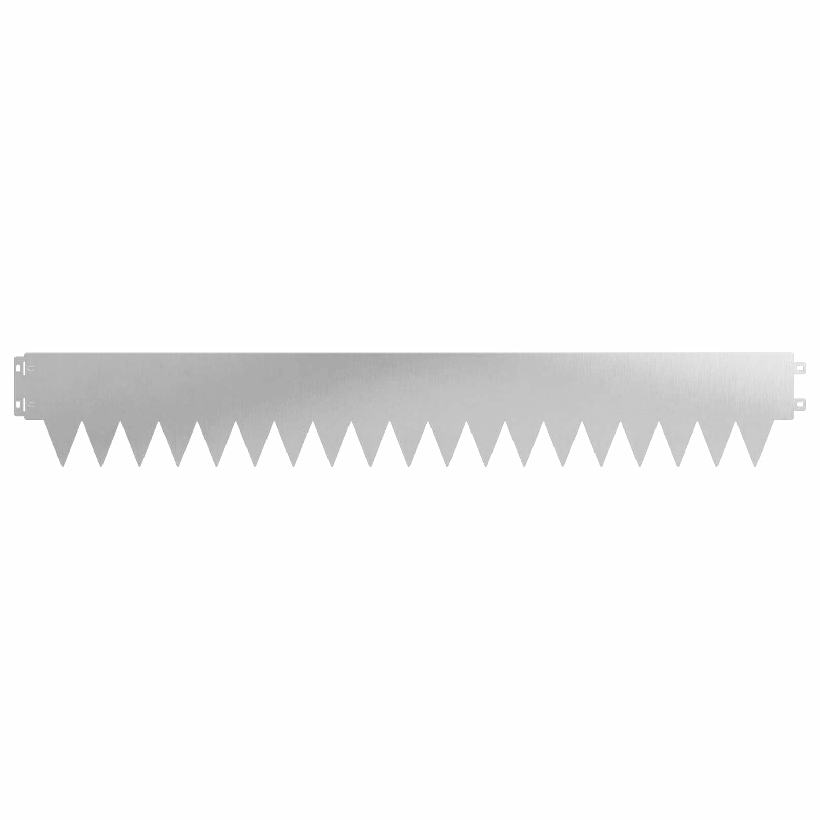 Ograda oko Travnjaka 30 pcs 103 x 15 cm metal Srebrna