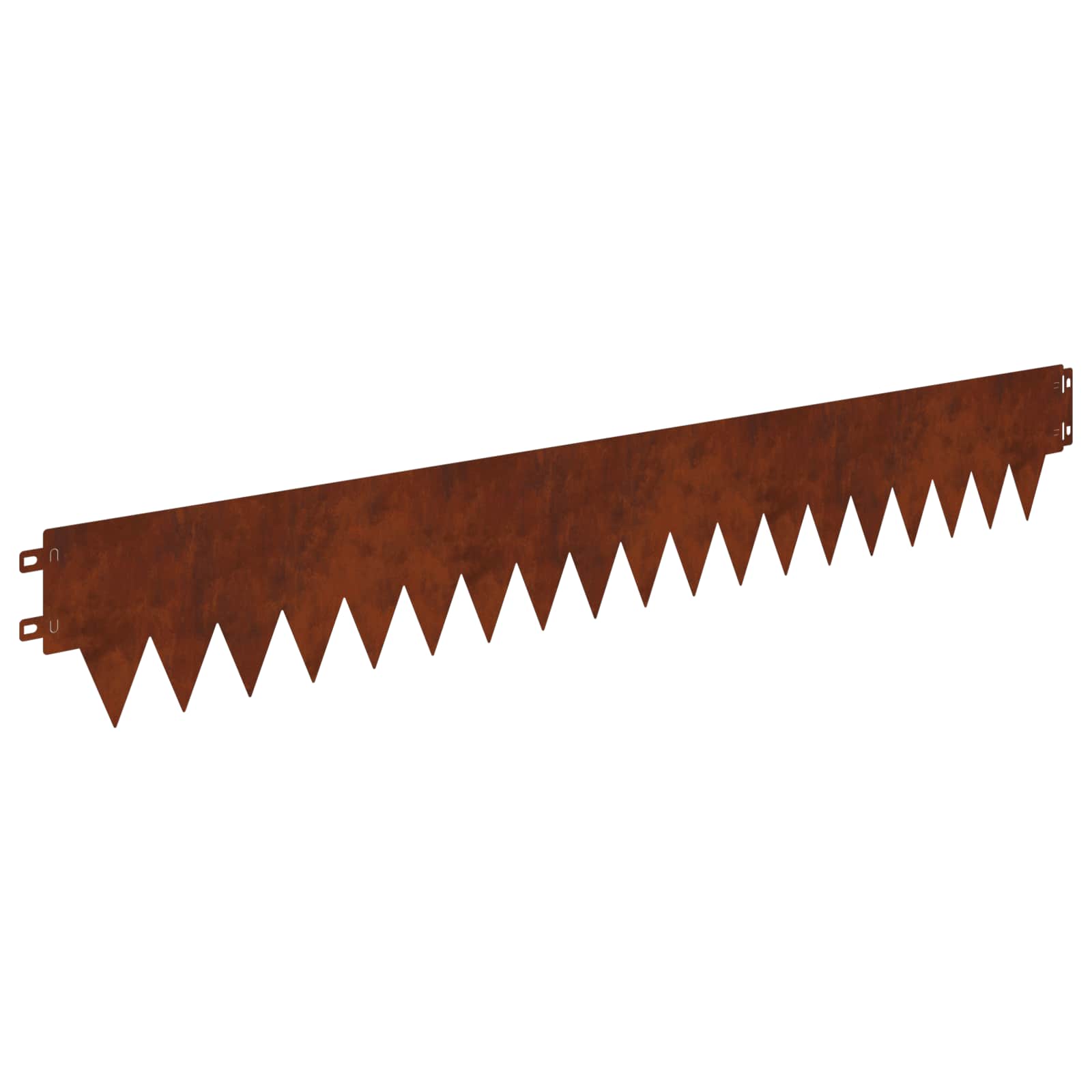 Ograda oko Travnjaka 30 pcs 103 x 15 cm metal Rđa