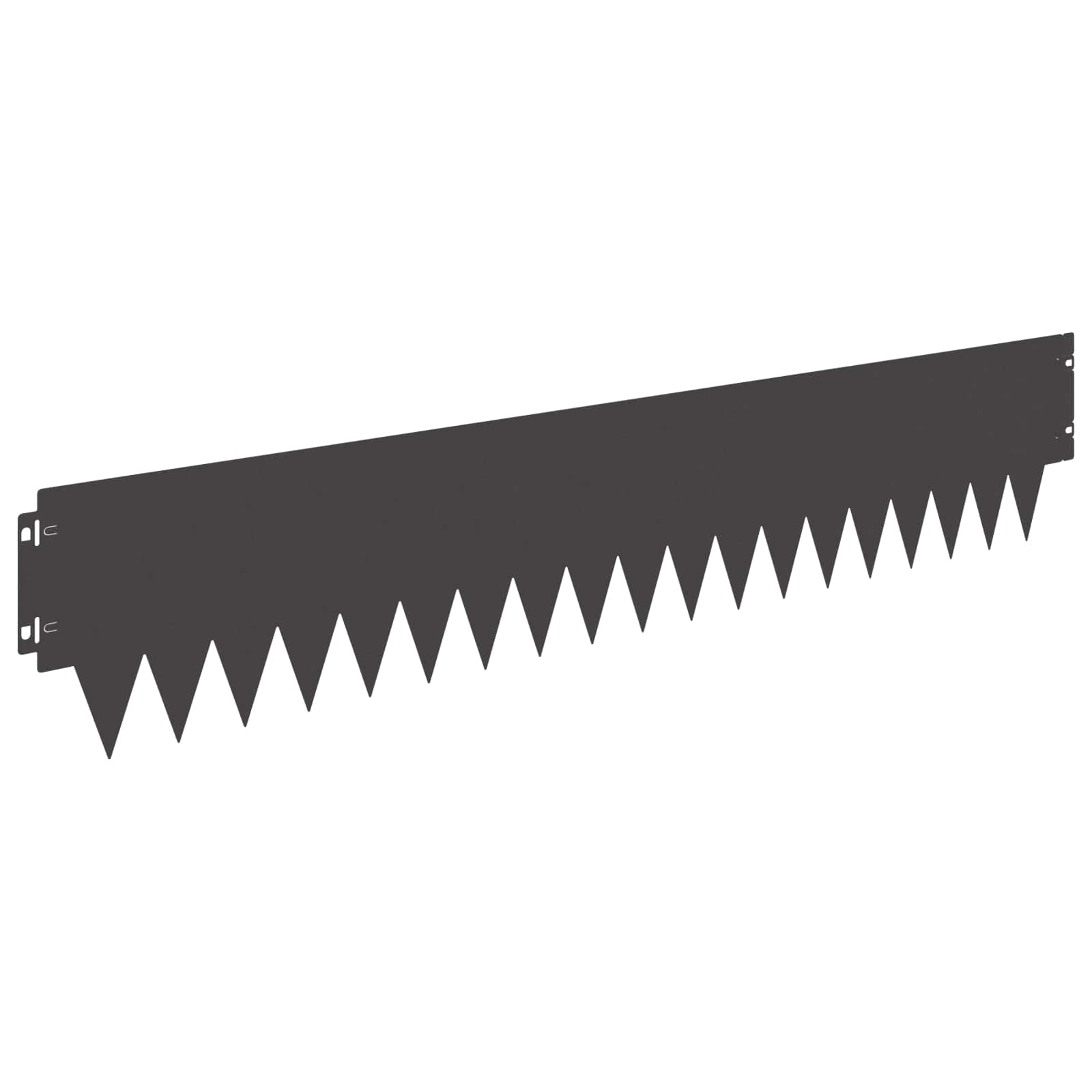 Ograda oko Travnjaka 30 pcs 103 x 20 cm metal Crna
