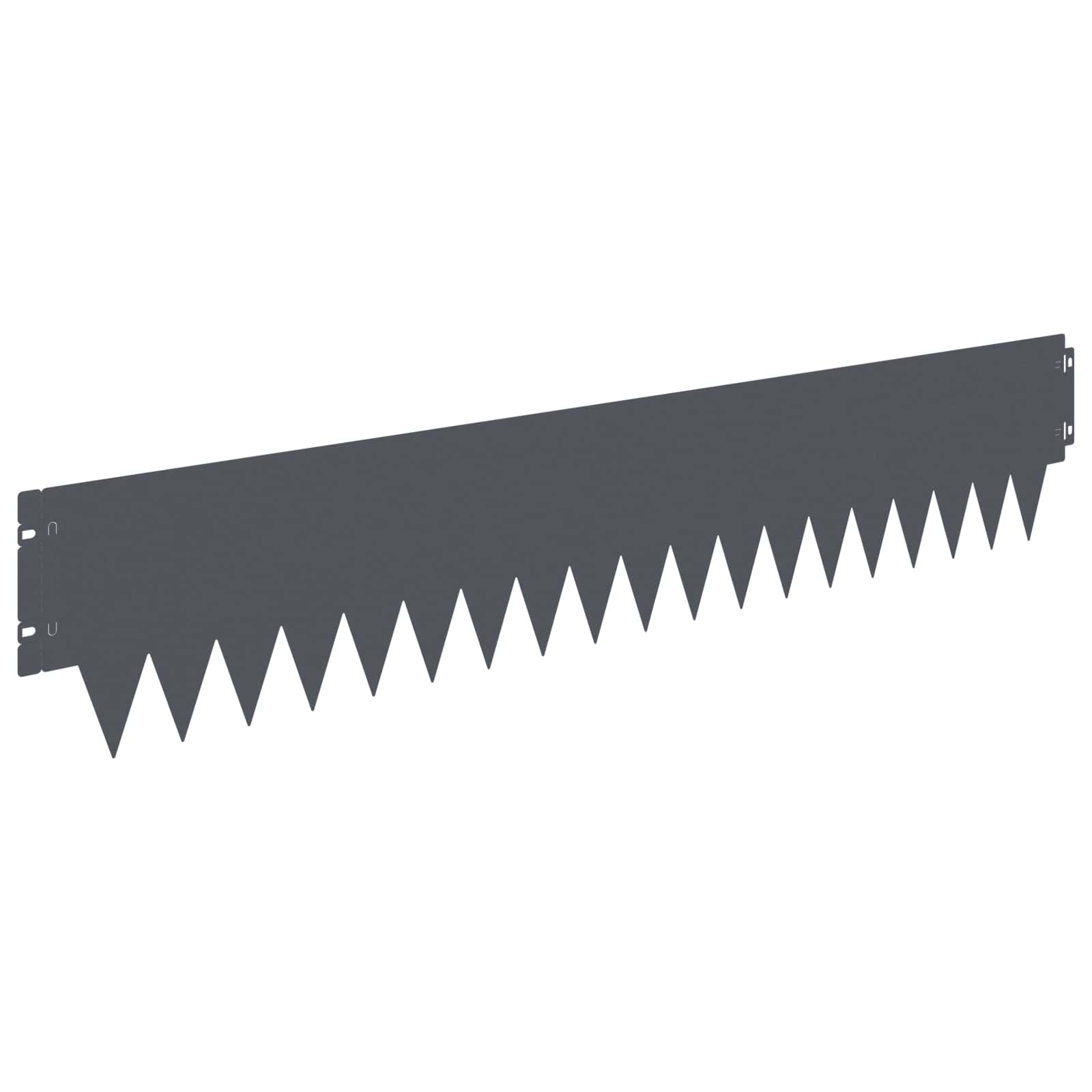 Ograda oko Travnjaka 10 pcs 103 x 20 cm metal Antracit