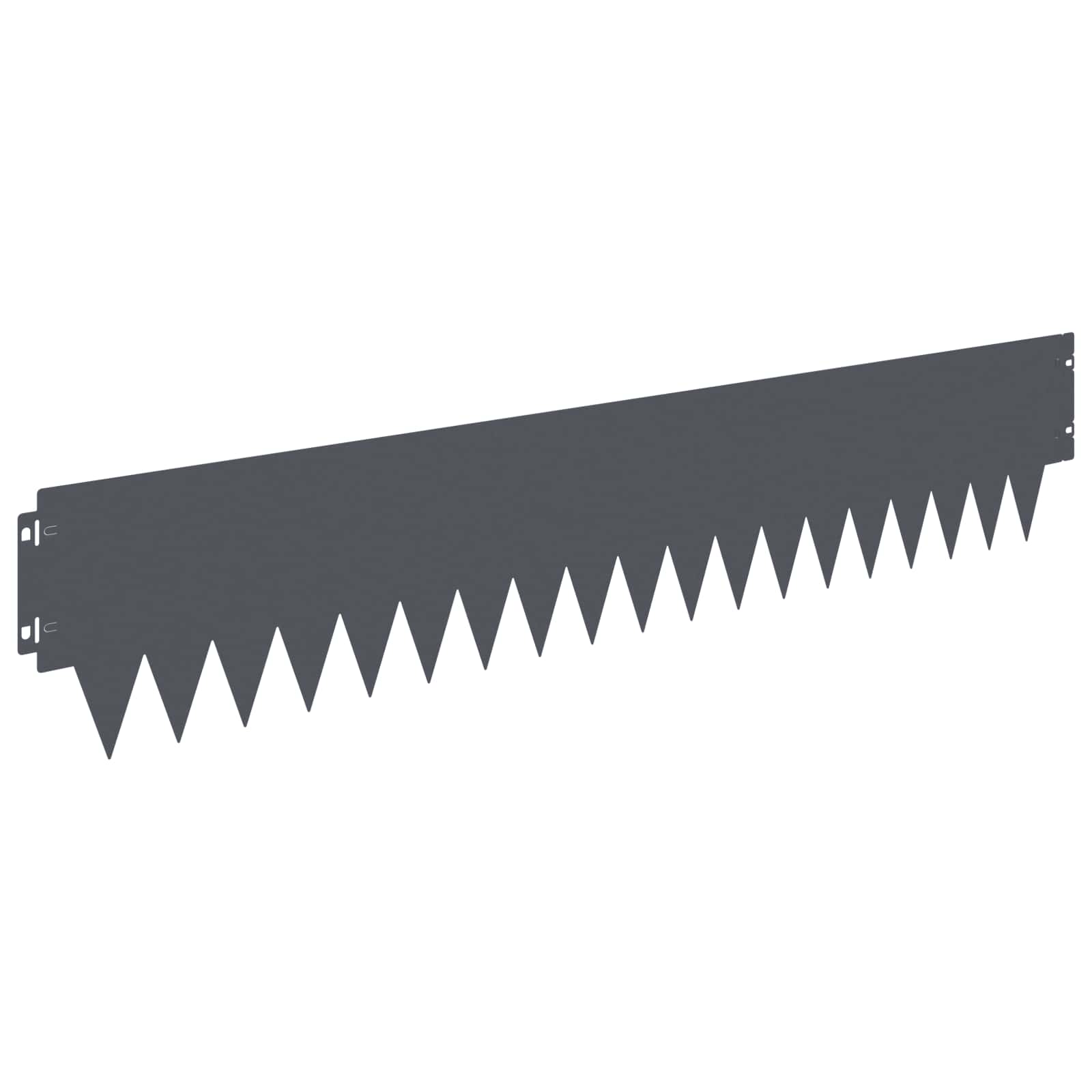 Ograda oko Travnjaka 20 pcs 103 x 20 cm metal Antracit