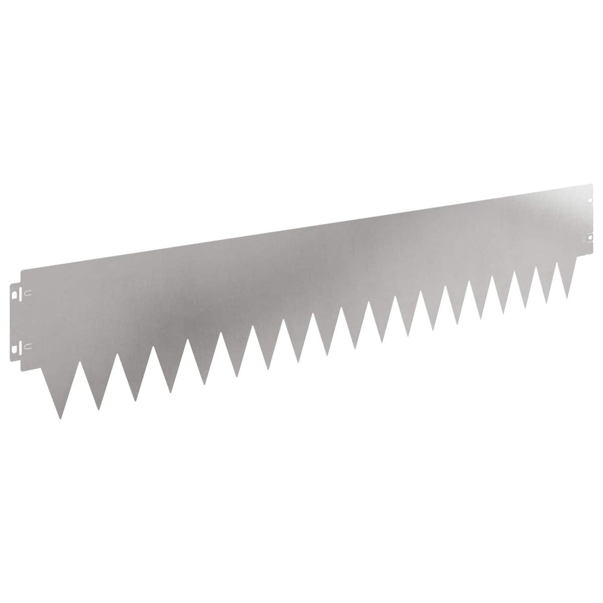 Ograda oko Travnjaka 20 pcs 103 x 20 cm metal Srebrna