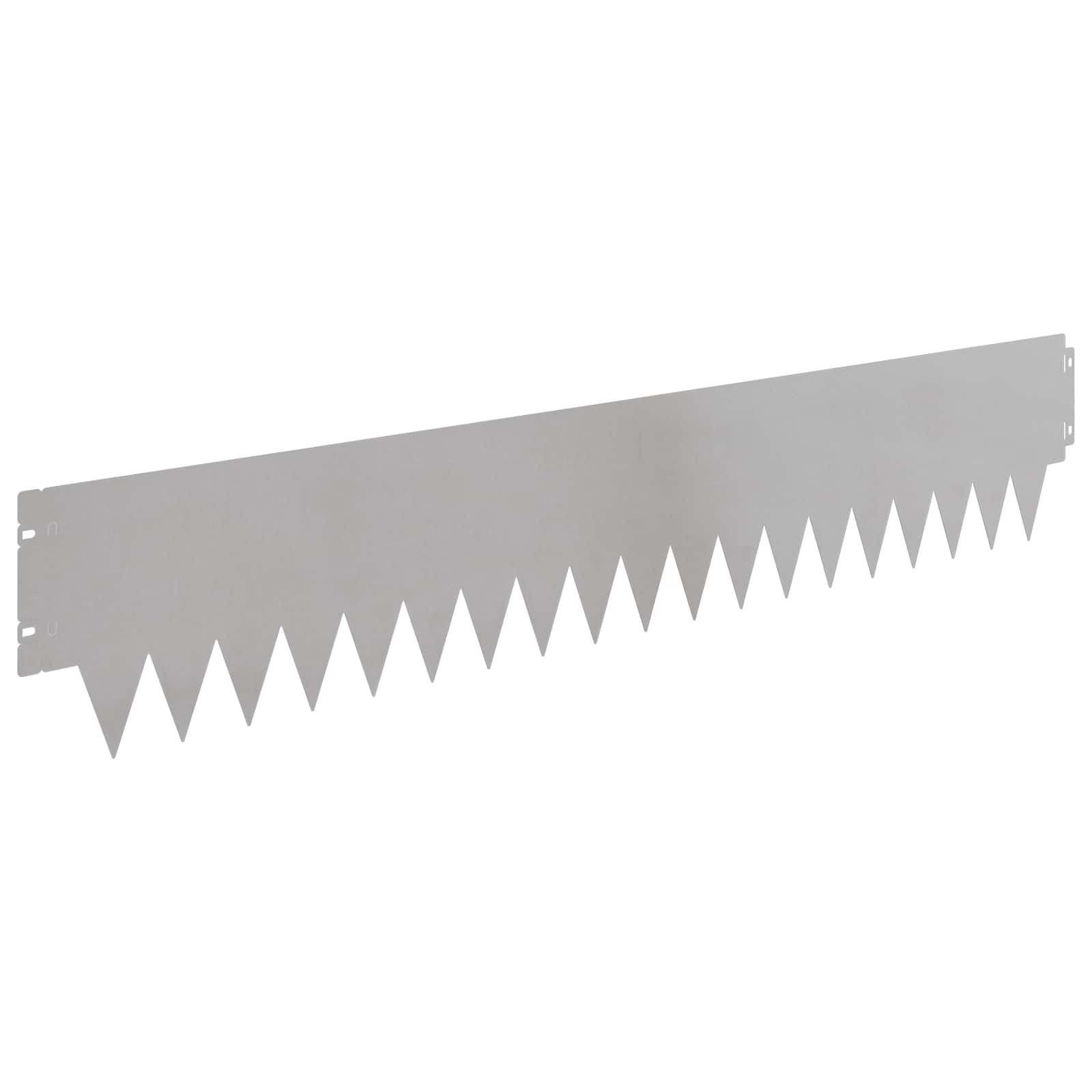 Ograda oko Travnjaka 30 pcs 103 x 20 cm metal Srebrna