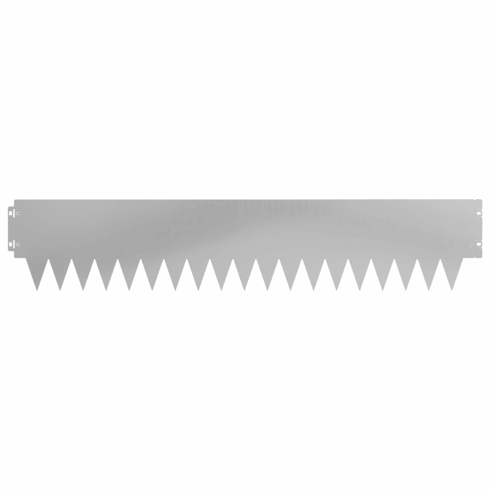 Ograda oko Travnjaka 10 pcs 103 x 20 cm metal Srebrna