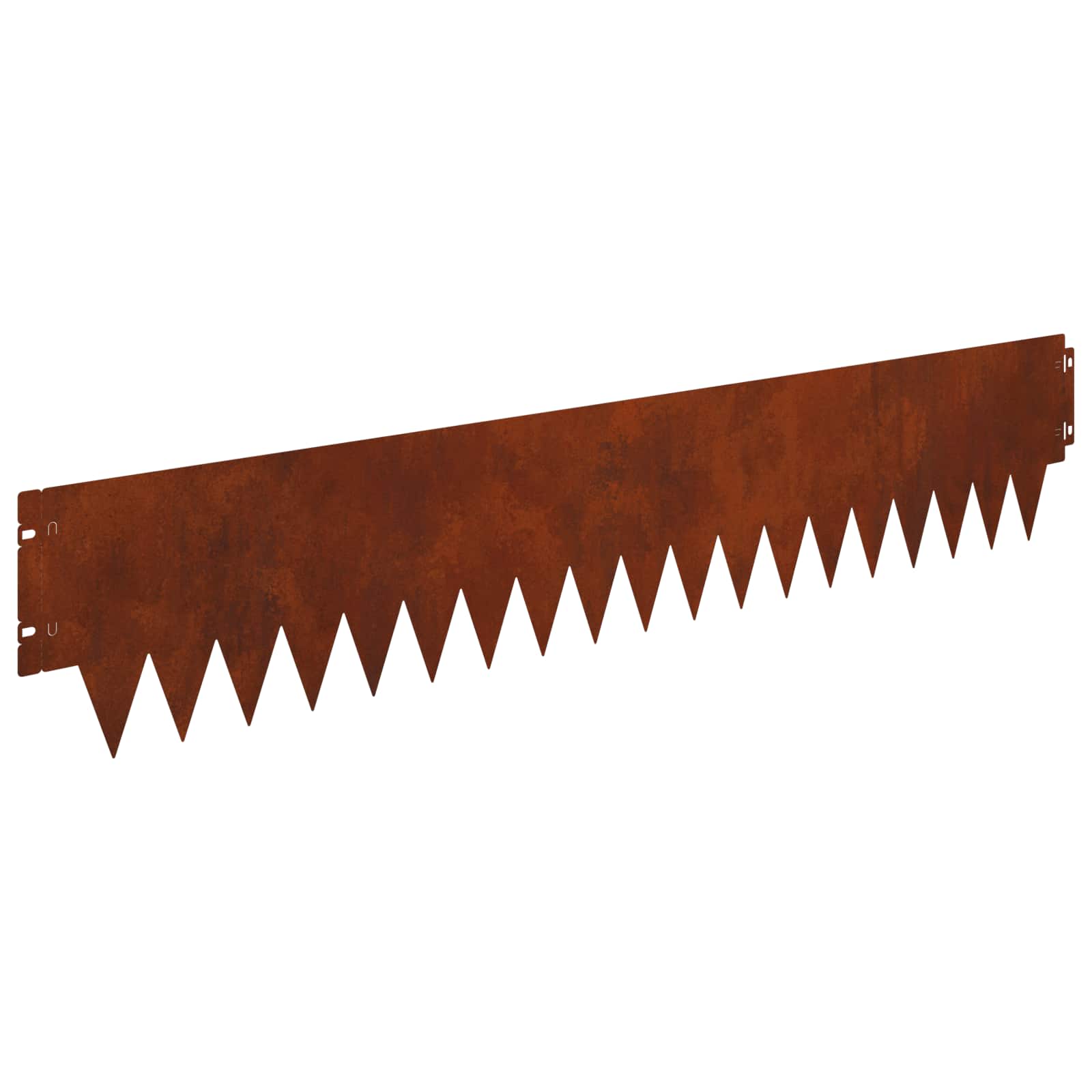 Ograda oko Travnjaka 10 pcs 103 x 20 cm metal Rđa