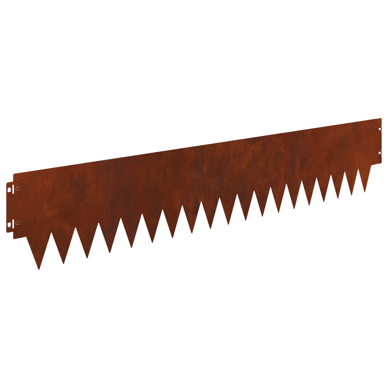 Ograda oko Travnjaka 20 pcs 103 x 20 cm metal Rđa