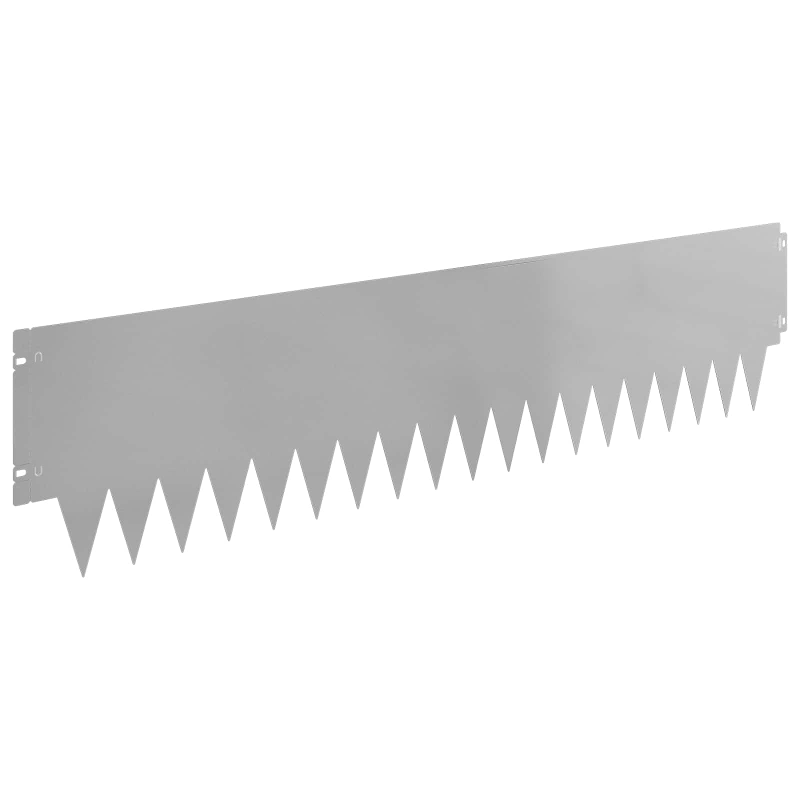 Ograda oko Travnjaka 30 pcs 103 x 25 cm metal Srebrna