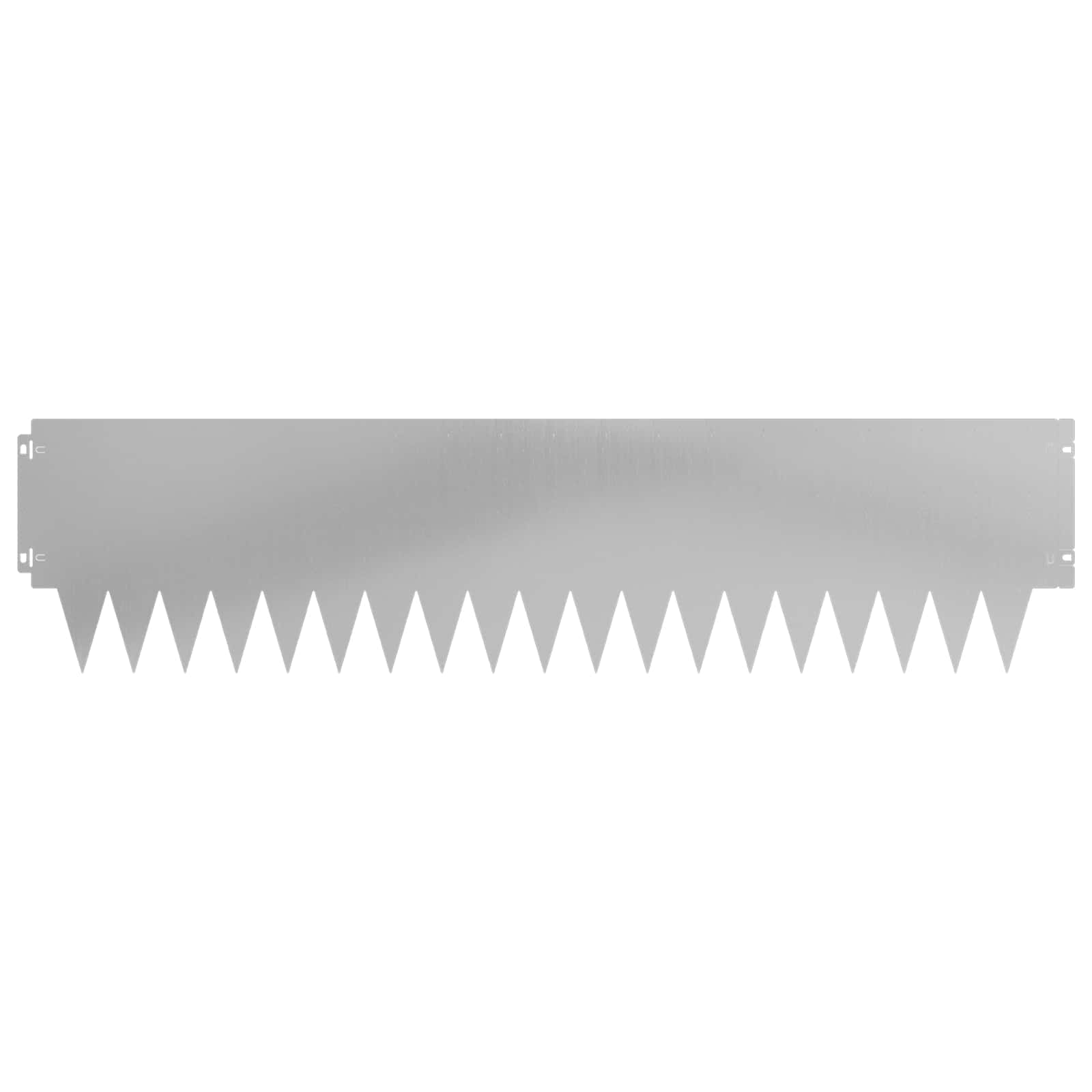 Ograda oko Travnjaka 30 pcs 103 x 25 cm metal Srebrna
