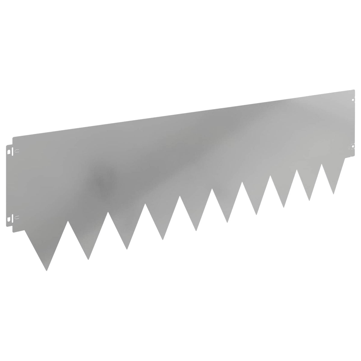 Ograda oko Travnjaka 20 pcs 103 x 30 cm metal Srebrna