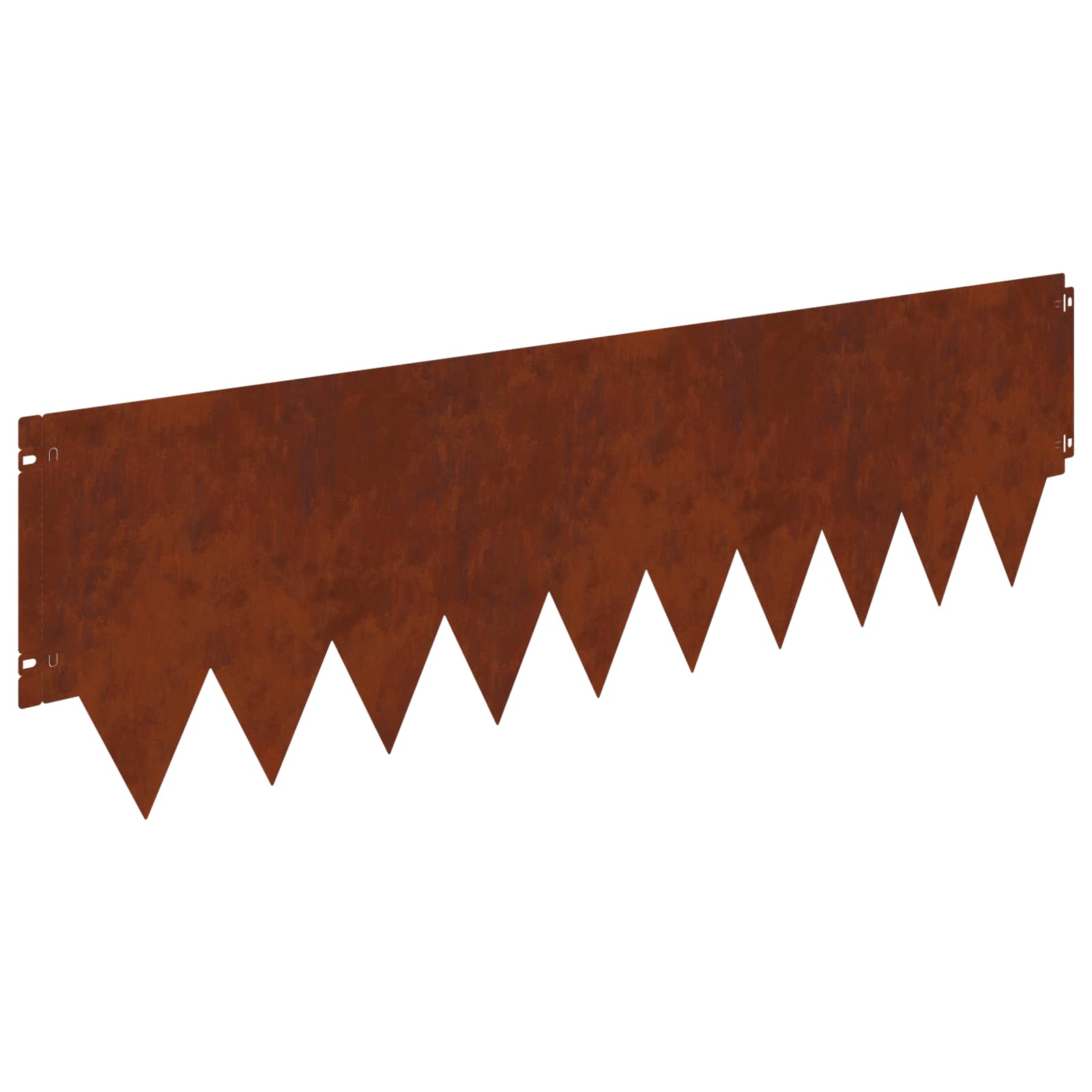 Ograda oko Travnjaka 20 pcs 103 x 30 cm metal Rđa