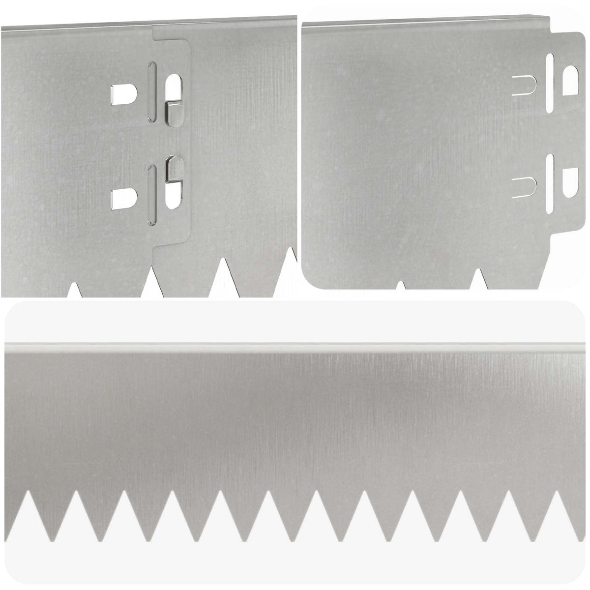 Ograda oko Travnjaka 50 pcs 103 x 10 cm Čelik Srebrna