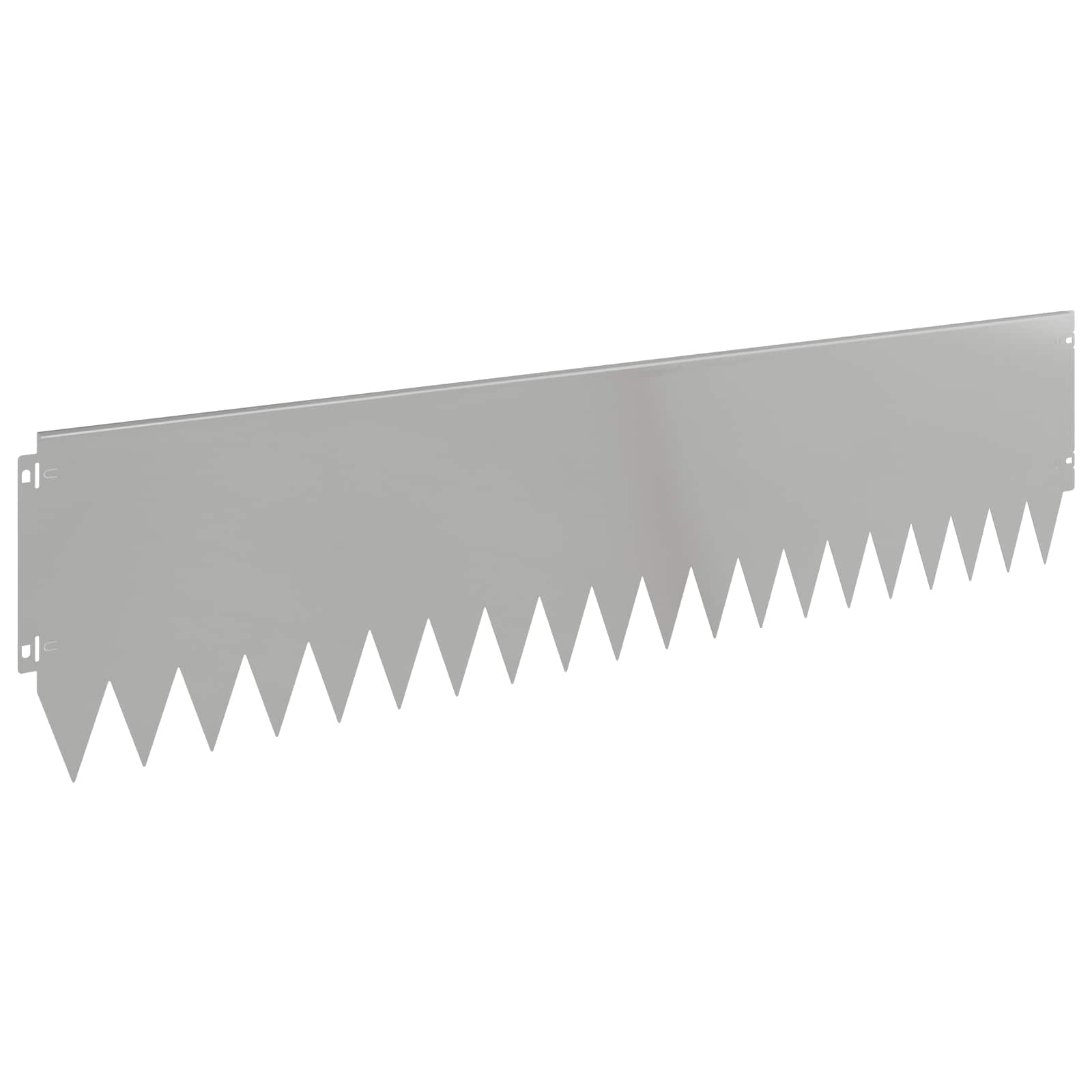 Ograda oko Travnjaka 10 pcs 103 x 25 cm Čelik Srebrna
