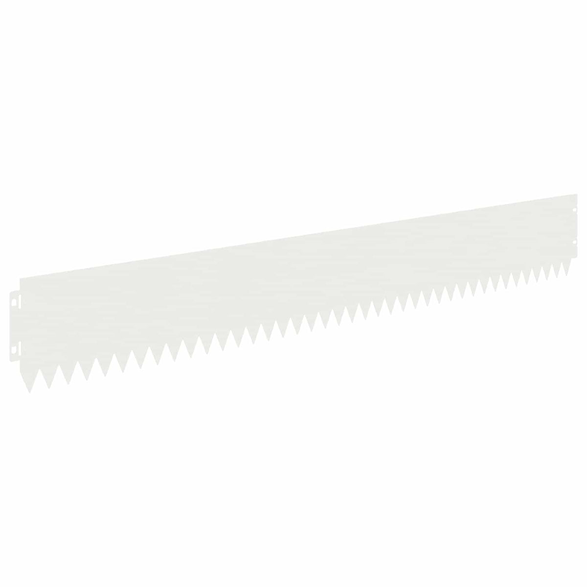 Ograda oko Travnjaka 20 pcs 103 x 15 cm Čelik Bijela