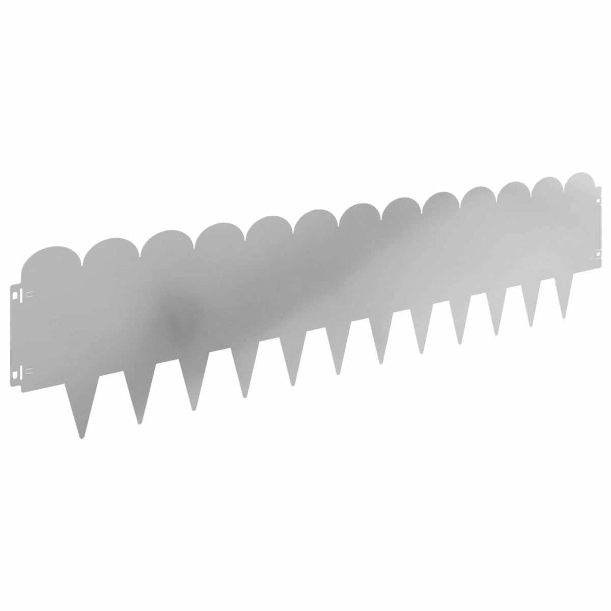 Ograda oko Travnjaka 30 kom. 103 x 25 cm Čelik Srebrna