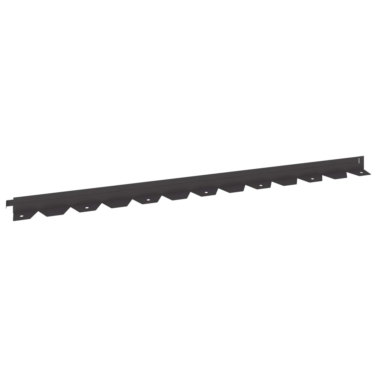 Ograda oko Travnjaka 20 pcs 102 x 4 x 4 cm Čelik Crna