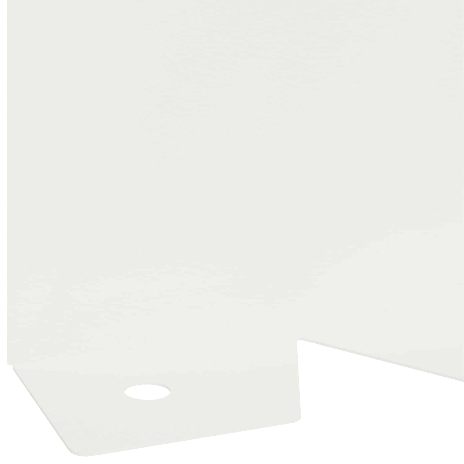 Ograda oko Travnjaka 10 pcs 102 x 10 x 4 cm Čelik Bijela