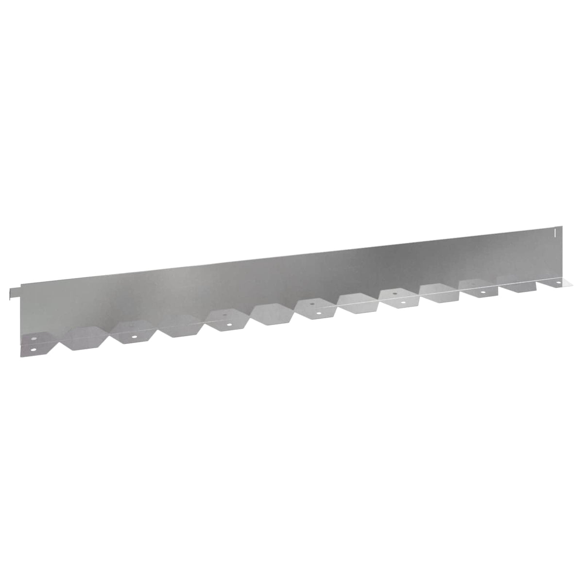 Ograda oko Travnjaka 30 pcs 102 x 10 x 4 cm Čelik Srebrna