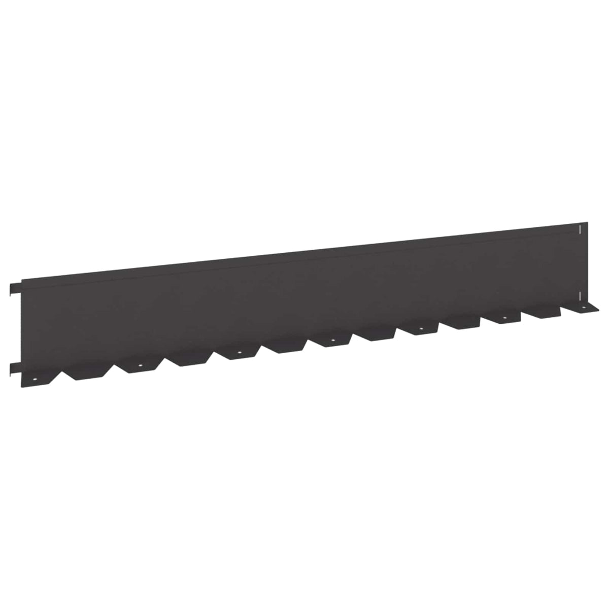 Ograda oko Travnjaka 30 pcs 102 x 15 x 4 cm Čelik Crna