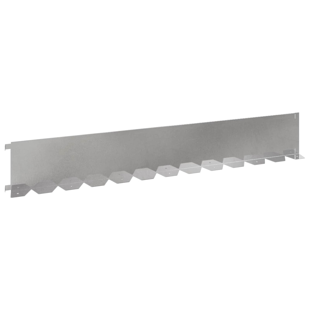 Ograda oko Travnjaka 10 pcs 102 x 15 x 4 cm Čelik Srebrna