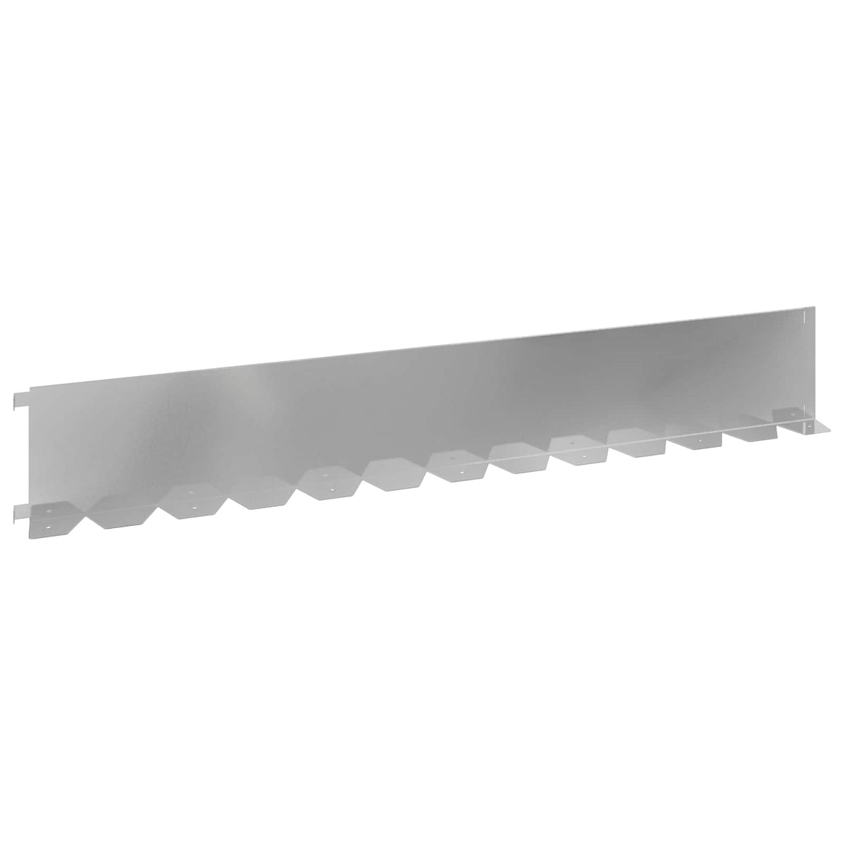 Ograda oko Travnjaka 30 pcs 102 x 15 x 4 cm Čelik Srebrna