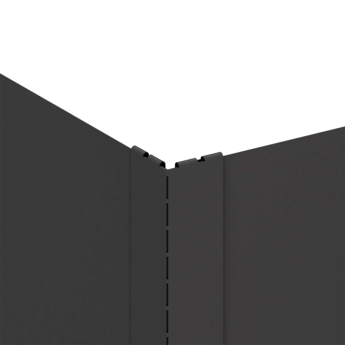 Ograda oko Travnjaka 4 pcs 60 x 60 x 35 cm Čelik Crna