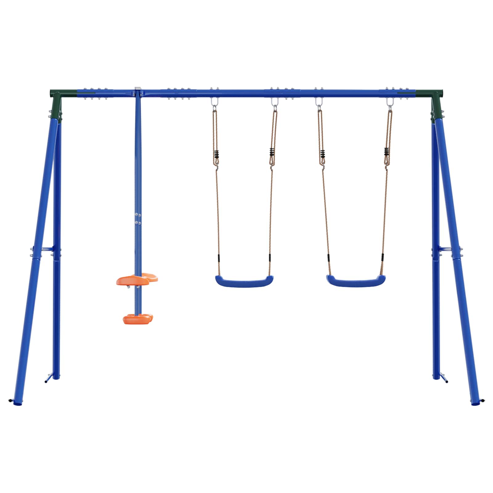 Set vanjskih ljuljački Šareni 263 x 185 x 185 cm Čelik i PE
