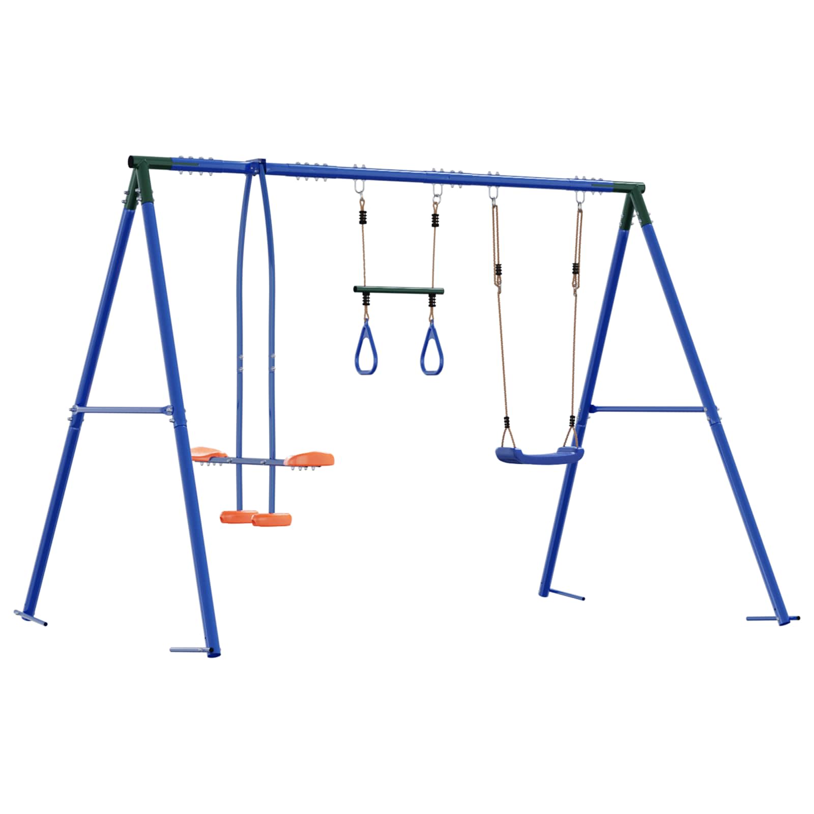 Set vanjskih ljuljački Šareni 263 x 185 x 185 cm Čelik i PE