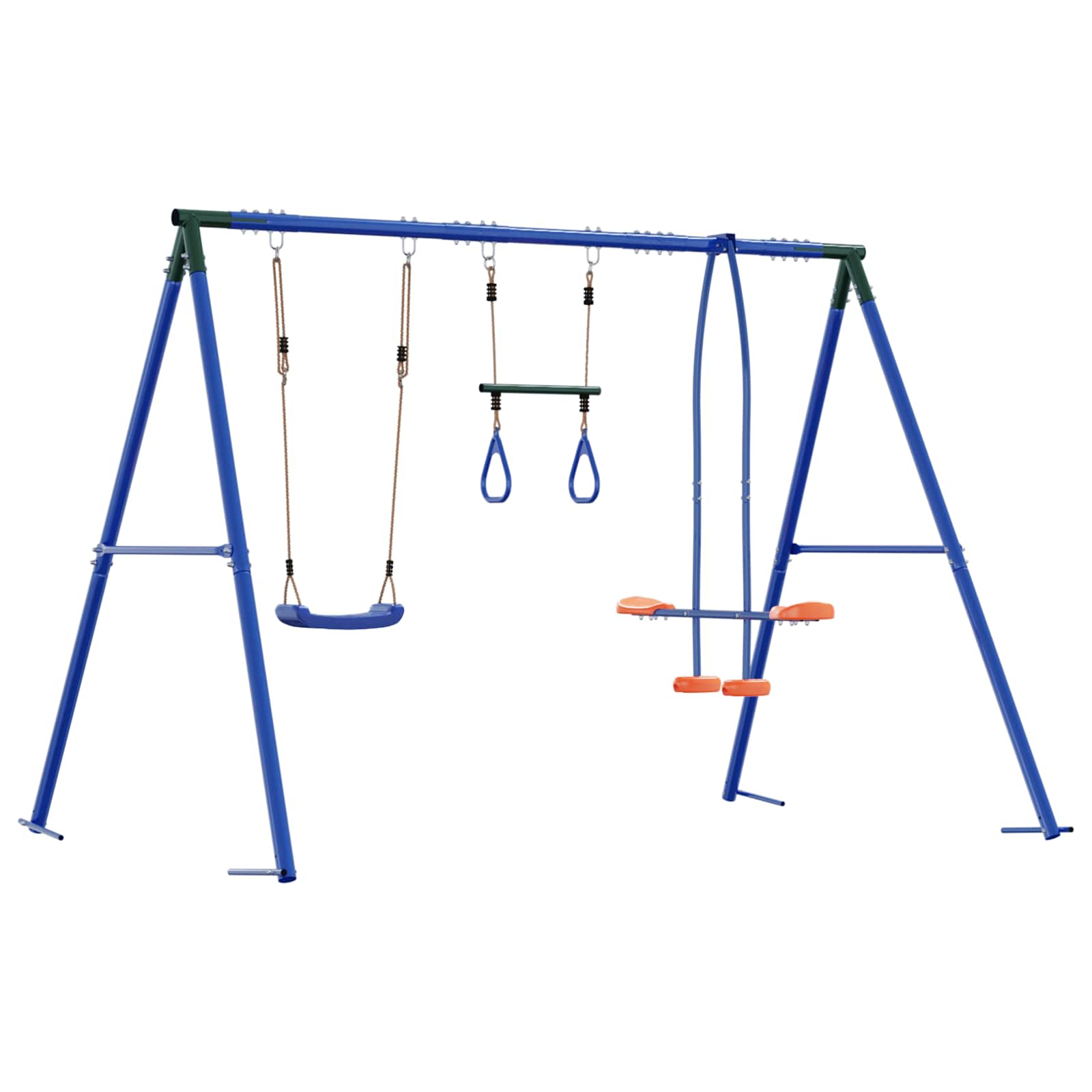 Set vanjskih ljuljački Šareni 263 x 185 x 185 cm Čelik i PE