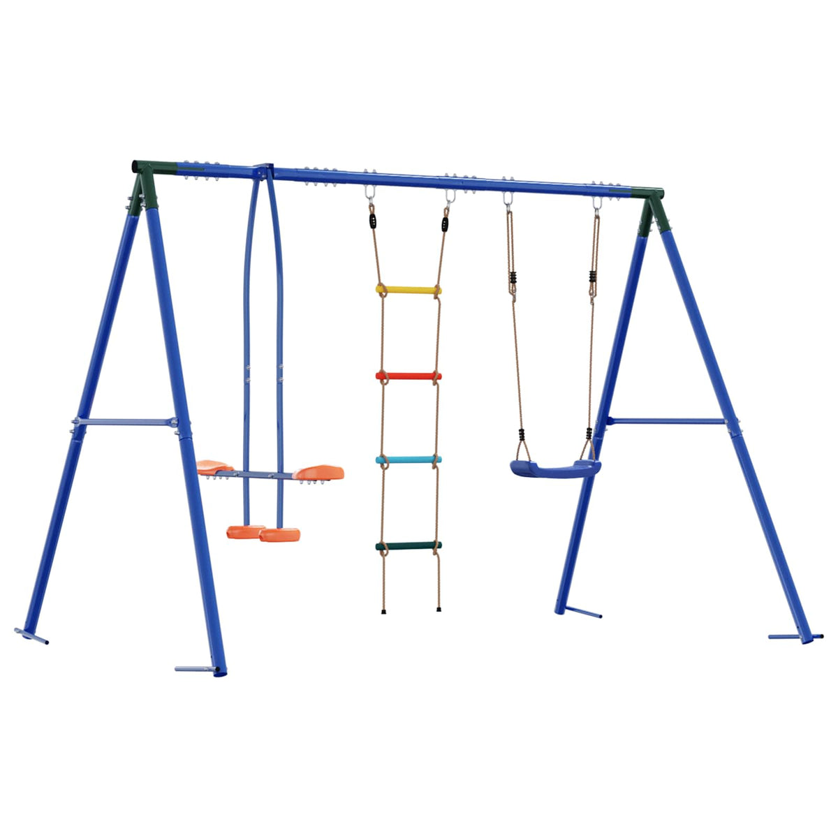 Set vanjskih ljuljački Šareni 263 x 185 x 185 cm Čelik i PE