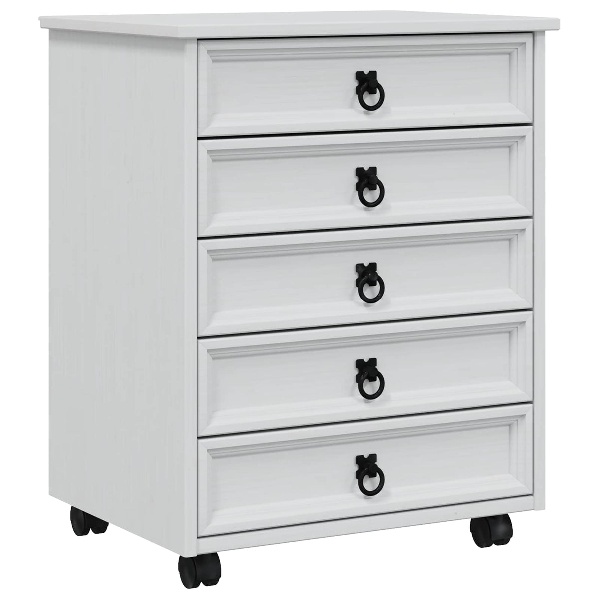 Pokretni ormar s ladicama CORONA Bijela