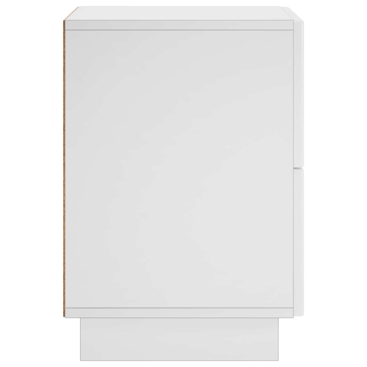 Noćni ormar 2 kom. Bijela 33,5 x 34,5 x 50 cm Konstruirano drvo