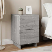Noćni ormar Siva Sonoma 33,5 x 34,5 x 50 cm Konstruirano drvo