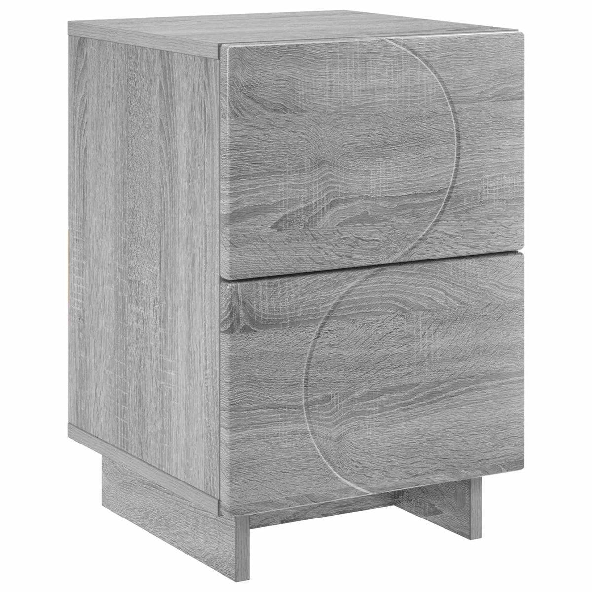 Noćni ormar Siva Sonoma 33,5 x 34,5 x 50 cm Konstruirano drvo