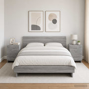 Noćni ormar 2 kom. Siva Sonoma 33,5 x 34,5 x 50 cm