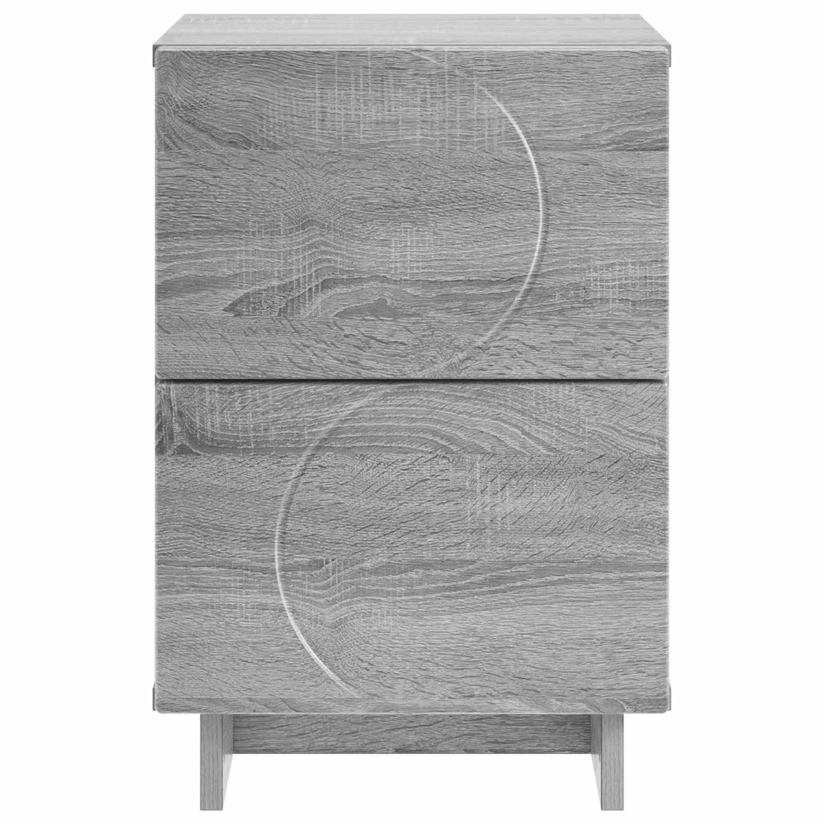 Noćni ormar 2 kom. Siva Sonoma 33,5 x 34,5 x 50 cm