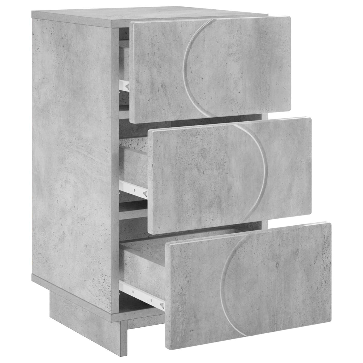 Noćni ormar Betonska siva 33,5 x 34,5 x 60 cm Konstruirano drvo