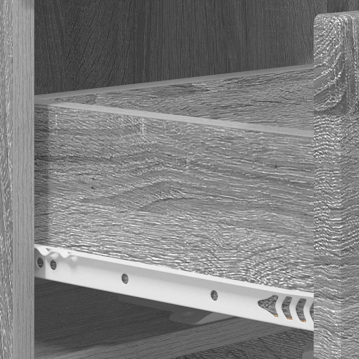 Noćni ormar Siva Sonoma 33,5 x 34,5 x 60 cm Konstruirano drvo
