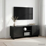 TV stalak 90 x 34,5 x 40 cm Crna Konstruirano drvo