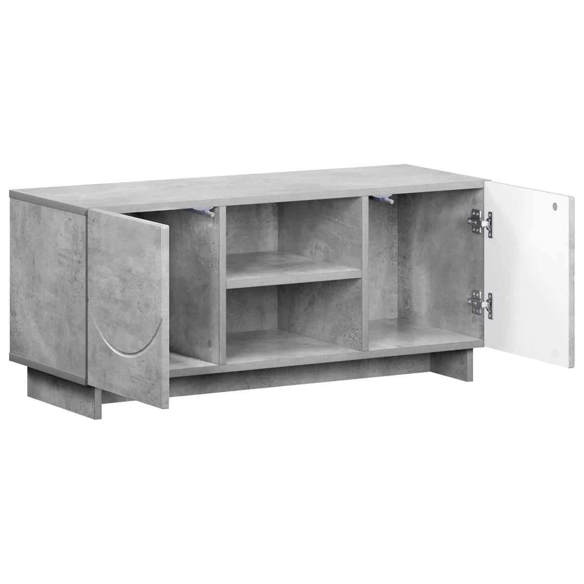 TV stalak 90 x 34,5 x 40 cm Betonska siva Konstruirano drvo