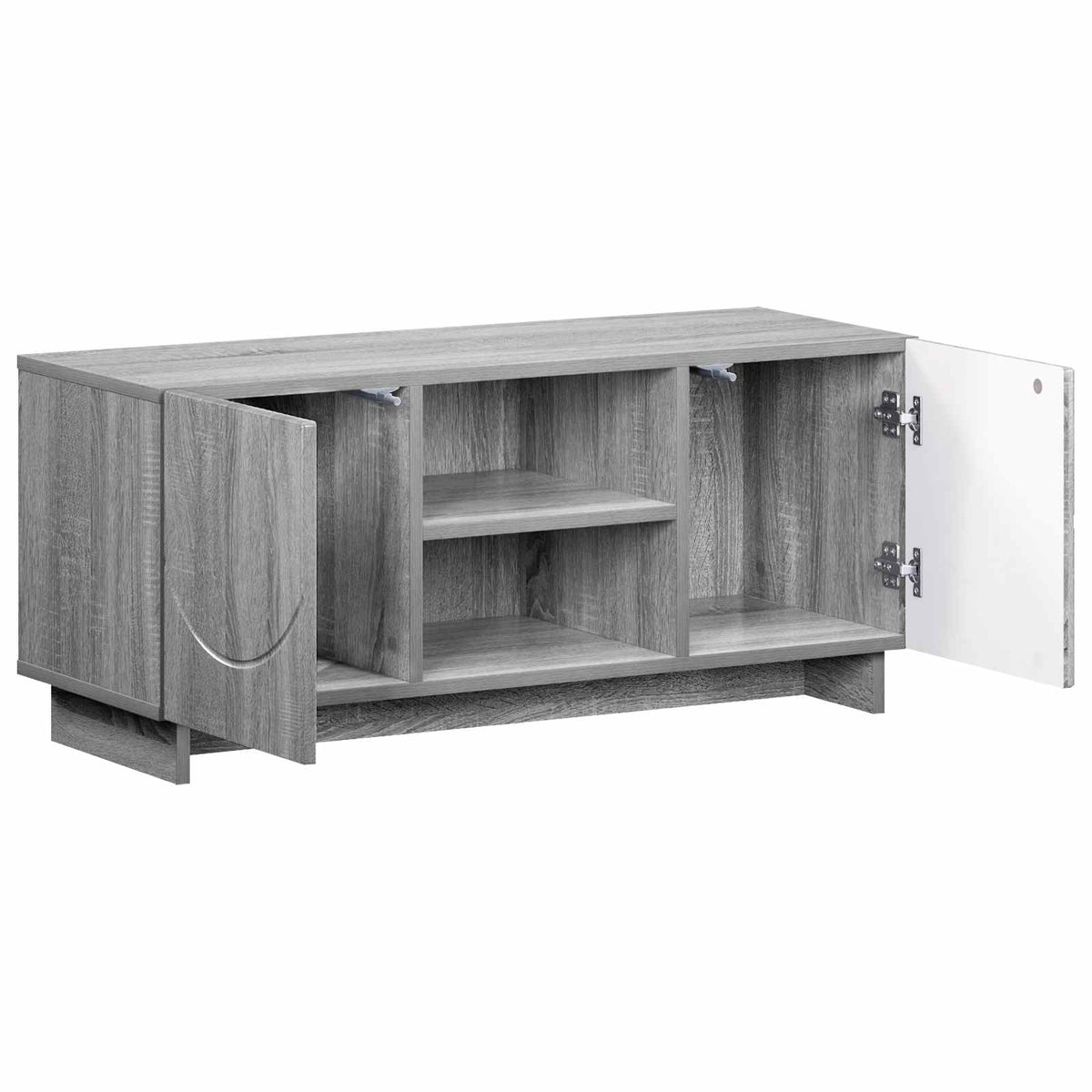 TV stalak 90 x 34,5 x 40 cm Siva Sonoma Konstruirano drvo