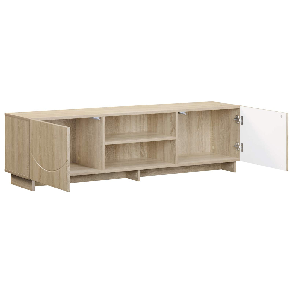 TV stalak 140 x 34,5 x 40 cm Hrast sonoma Konstruirano drvo