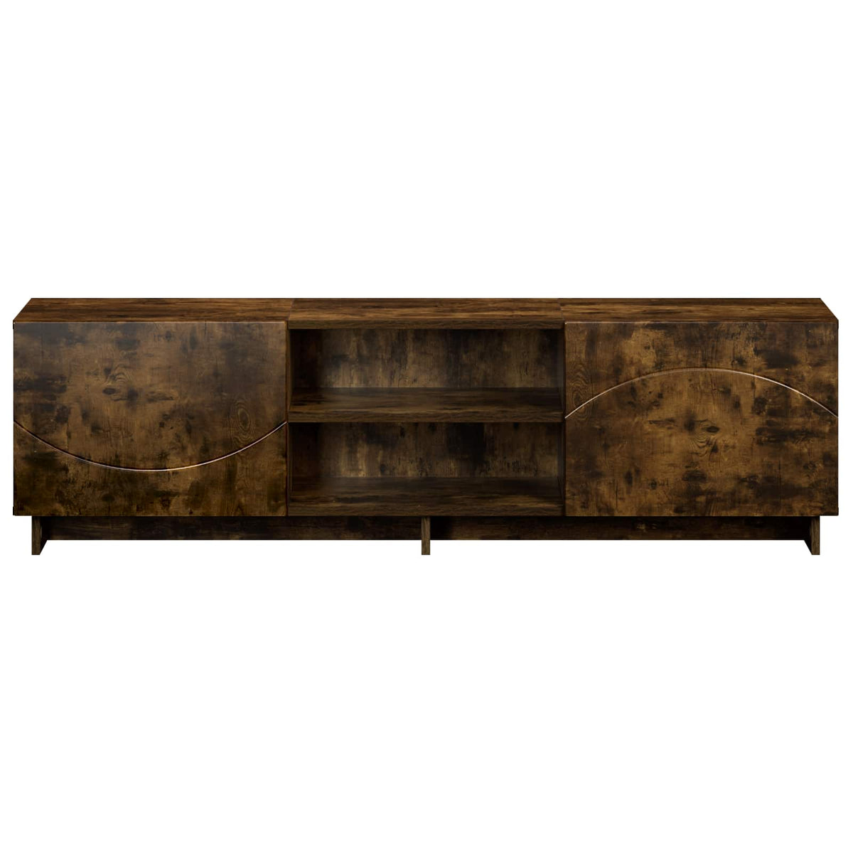 TV stalak 140 x 34,5 x 40 cm Dimljeni hrast Konstruirano drvo
