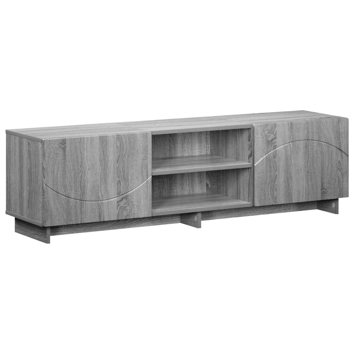 TV stalak 140 x 34,5 x 40 cm Siva Sonoma Konstruirano drvo