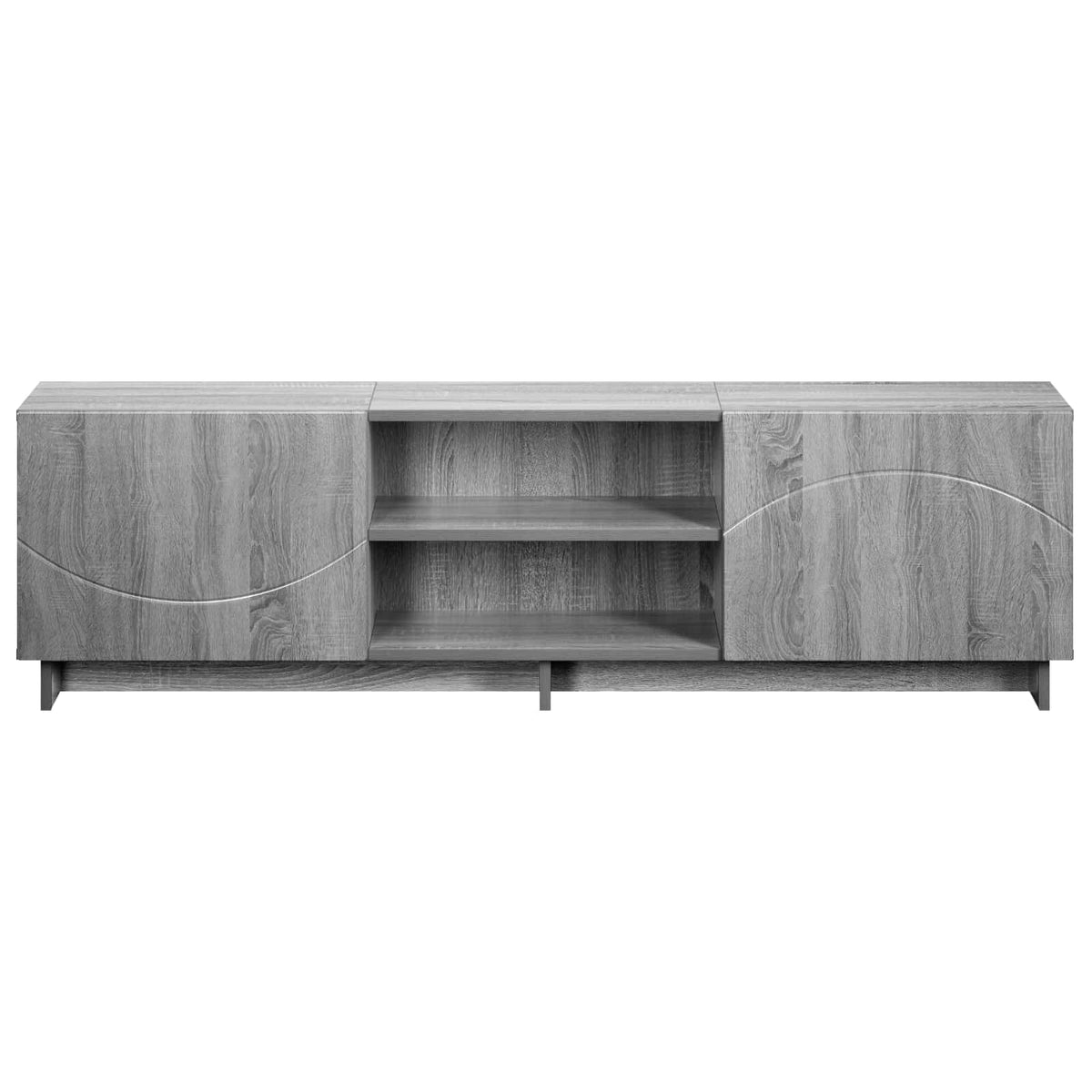 TV stalak 140 x 34,5 x 40 cm Siva Sonoma Konstruirano drvo
