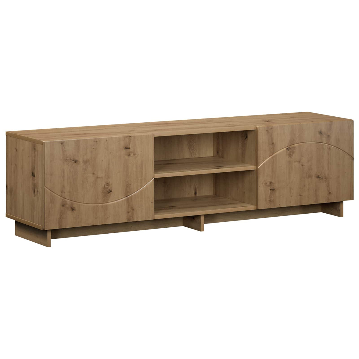 TV stalak 140 x 34.5 x 40 cm Hrast artisan Konstruirano drvo