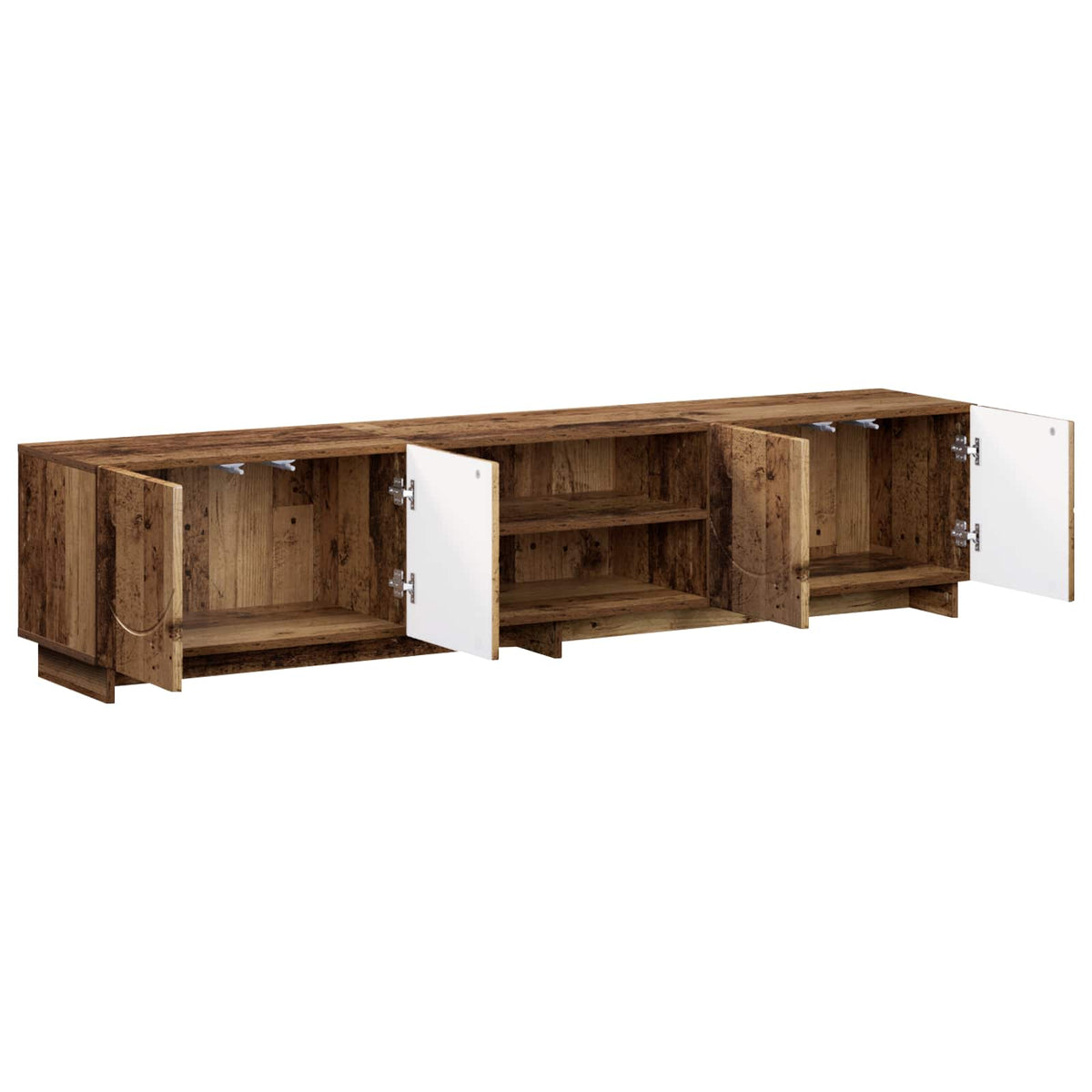 TV stalak 180 x 34,5 x 40 cm Staro drvo Konstruirano drvo