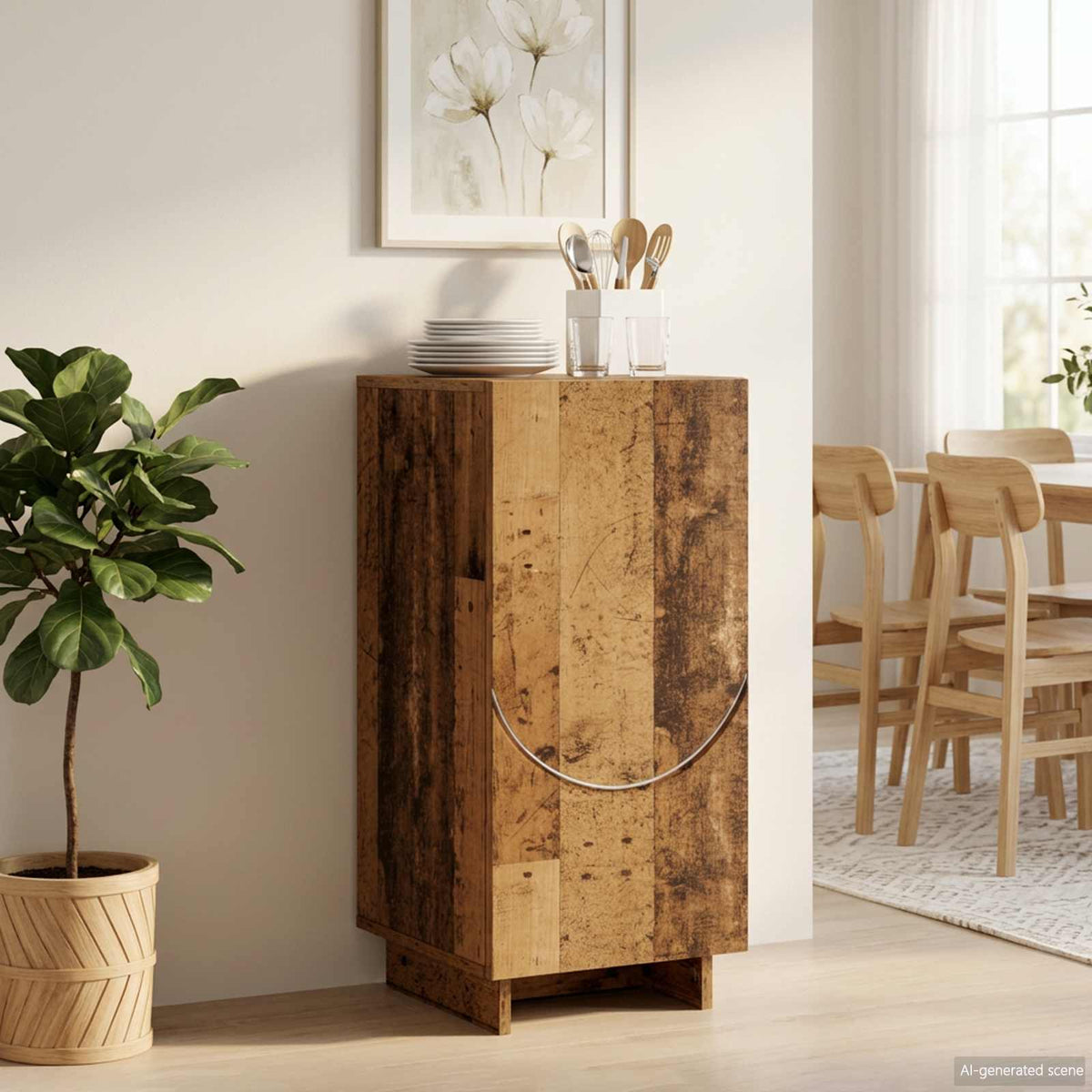 Komoda Staro drvo 33,5 x 34,5 x 75 cm Konstruirano drvo