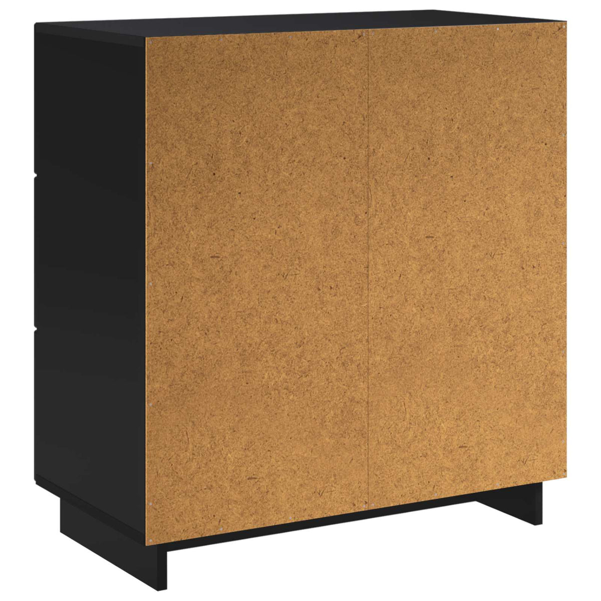 Komoda Crna 70 x 38 x 75 cm Konstruirano drvo