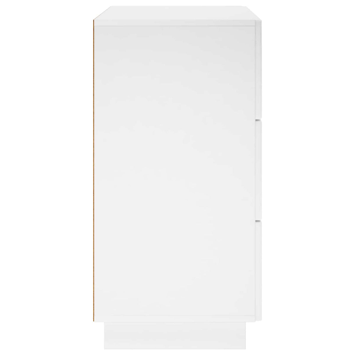 Komoda Bijela visokog sjaja 70 x 38 x 75 cm Konstruirano drvo