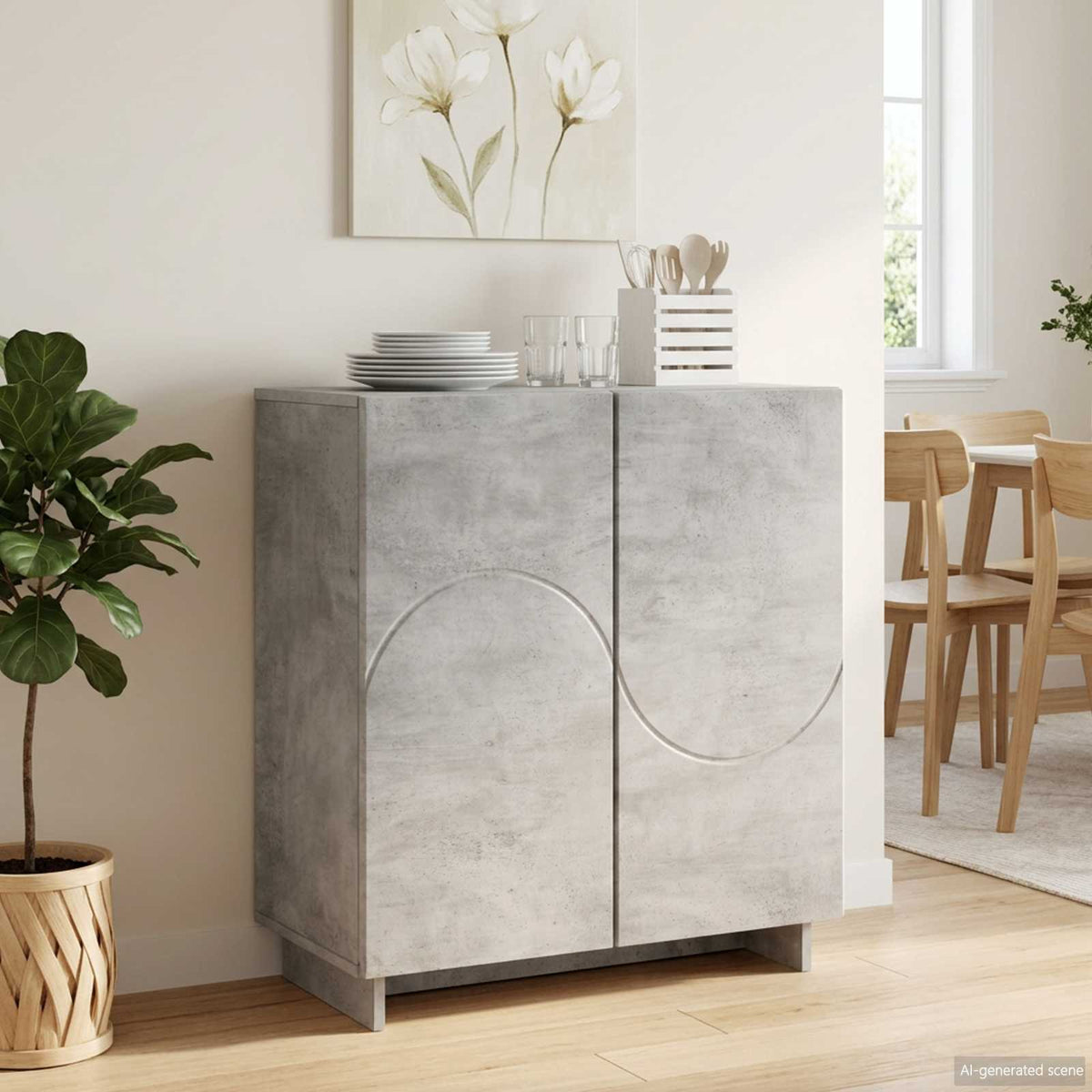 Komoda 67 x 34,5 x 75 cm Konstruirano drvo
